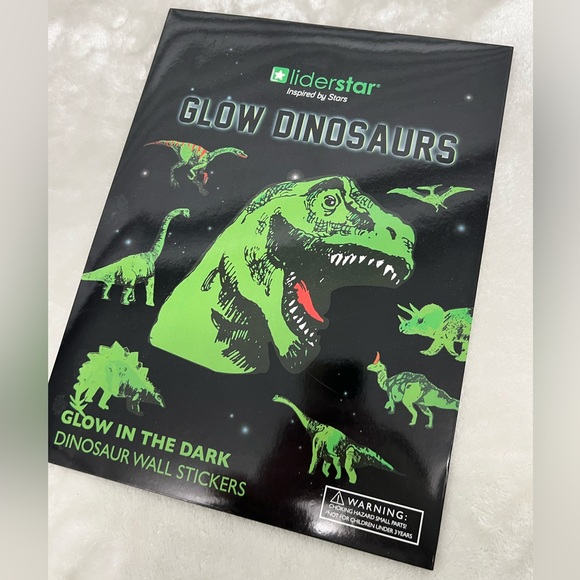 liderstsr Other - Free w another purchase / NEW Glow in the dark dinosaur wall stickers